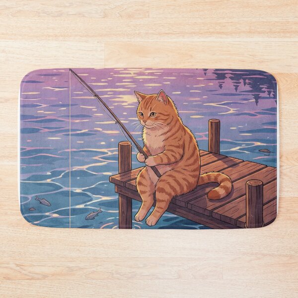 Item preview, Introvert Cat Fishing Life designed and sold by Midnight Replay.