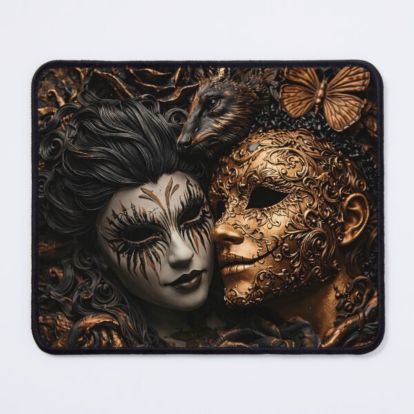 Item preview, Noir Masquerade Embrace designed and sold by Kaleidoscope Print.