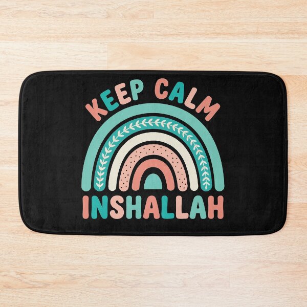 Item preview, Keep Calm Inshallah Boho Rainbow designed and sold by AdyKurniawan.