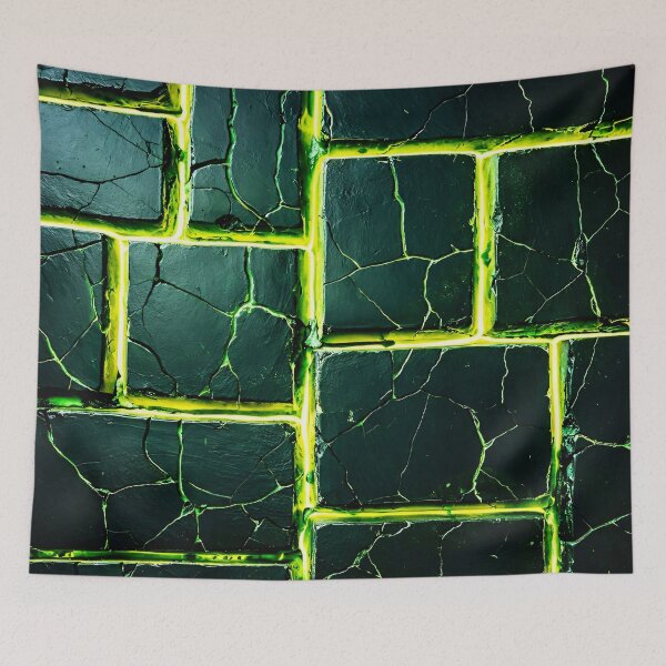 Item preview, Neon Crack Grid designed and sold by Kaleidoscope Print.