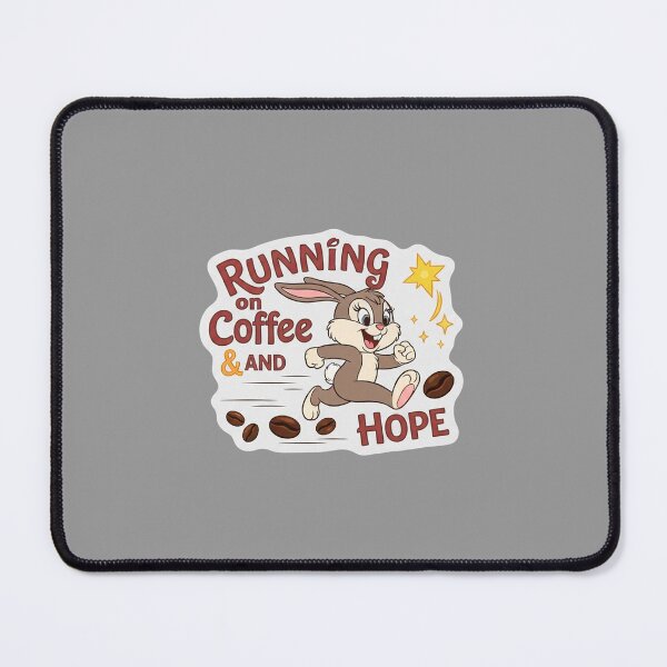Item preview, Running on Coffee & Hope designed and sold by PixelVibe782.