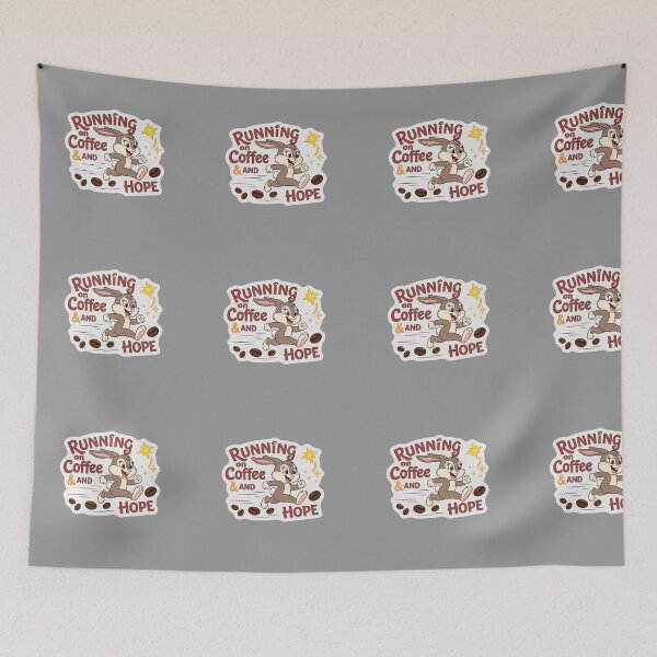 Item preview, Running on Coffee & Hope designed and sold by PixelVibe782.