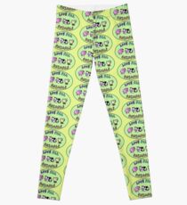 Love all animals cute kawaii vegan Leggings