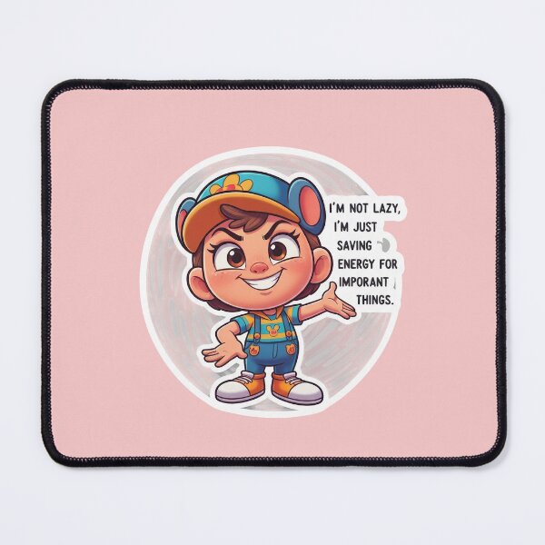 Item preview, Saving Energy, Not Lazy designed and sold by PixelVibe782.