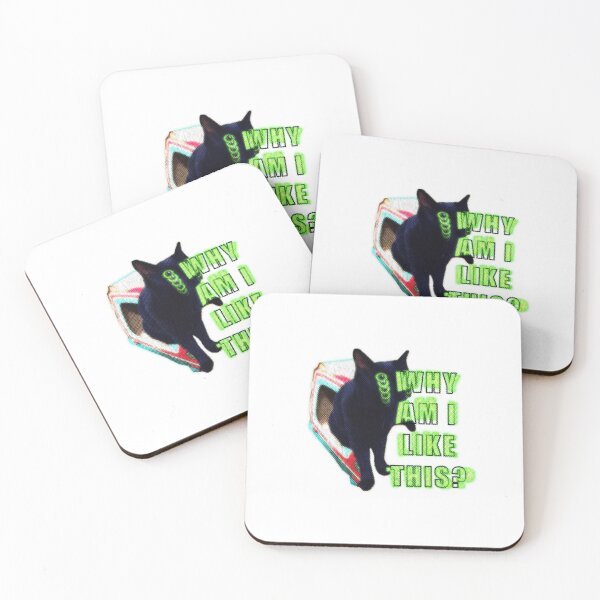 Item preview, Funny Self Reflection Cat Halftone Art designed and sold by Kurvenwerk.