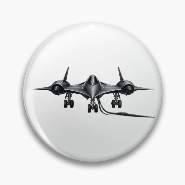 Item preview, SR-71 Blackbird Front View Aircraft Illustration designed and sold by Combat Skies.