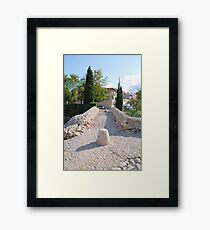 The Roman bridge at Pollenca, Majorca Framed Print