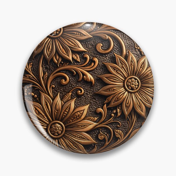 Item preview, Bronze Floral Filigree designed and sold by Kaleidoscope Print.