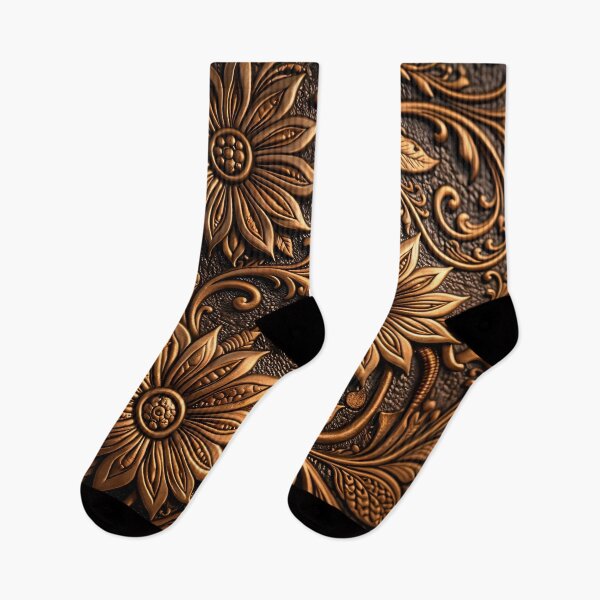 Item preview, Bronze Floral Filigree designed and sold by Kaleidoscope Print.