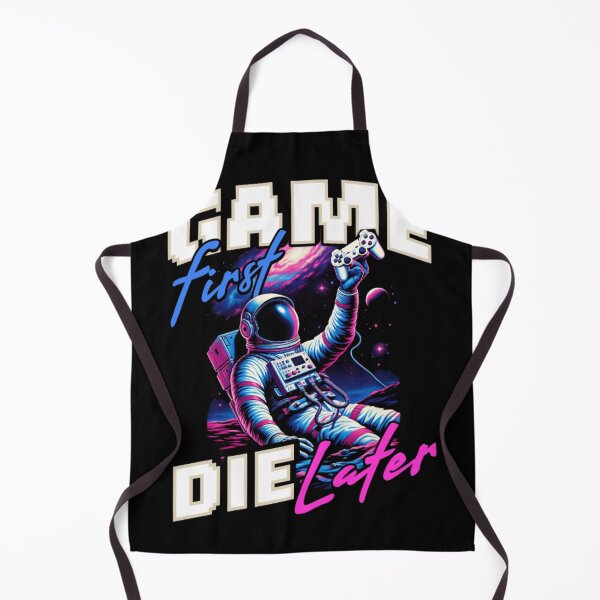 Item preview, Game First Die Later - Space Astronaut Gamer Design designed and sold by GenZFashion000.