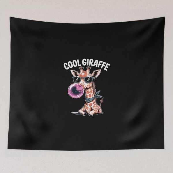 Item preview, Bubblegum Giraffe Cute Safari Animal designed and sold by SyntaxClaw.