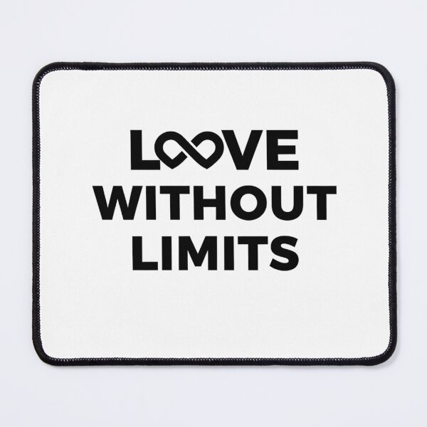 Item preview,  Love Without Limits Valentine Typography  designed and sold by MofazStyle.