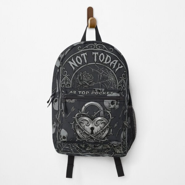 Item preview, Gothic Thorns & Broken Hearts - Anti-Valentine Backpack designed and sold by devilfronty.