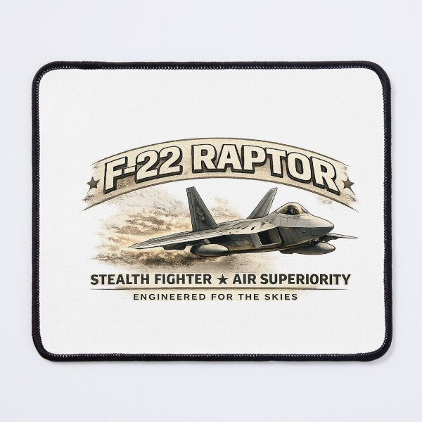 Item preview, F-22 Raptor Stealth Fighter Jet Illustration designed and sold by Combat Skies.
