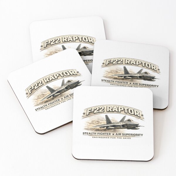 Item preview, F-22 Raptor Stealth Fighter Jet Illustration designed and sold by Combat Skies.