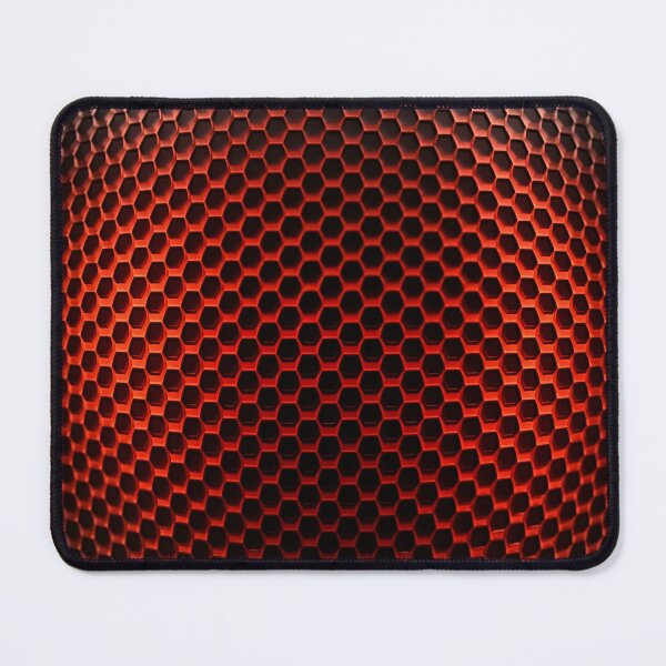 Item preview, Red Hex Core Glow designed and sold by Kaleidoscope Print.
