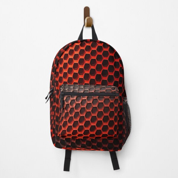 Item preview, Red Hex Core Glow designed and sold by Kaleidoscope Print.