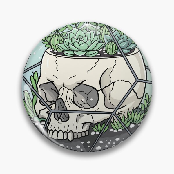 Item preview, Life After Death: Geometric Skull Terrarium designed and sold by jncvkr.