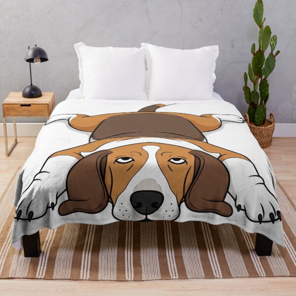 Item preview, Funny Lazy Dog Lying Down Illustration designed and sold by i1ovedogs.