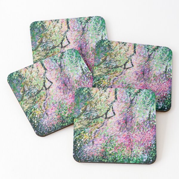 Item preview, Spring Blossoms Painting – Blooming Tree Floral Landscape, Nature Wall Art designed and sold by artistworks512.