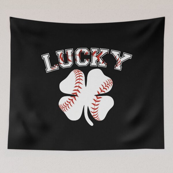 Item preview, Lucky Baseball Clover Varsity T-Shirt designed and sold by LashondaGreen89.