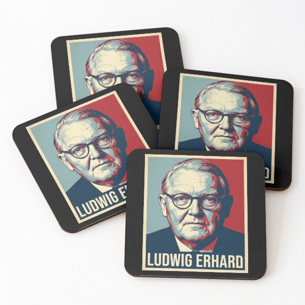 Item preview, Ludwig Erhard Hope Style Retro Poster Art designed and sold by DamianRoy88.