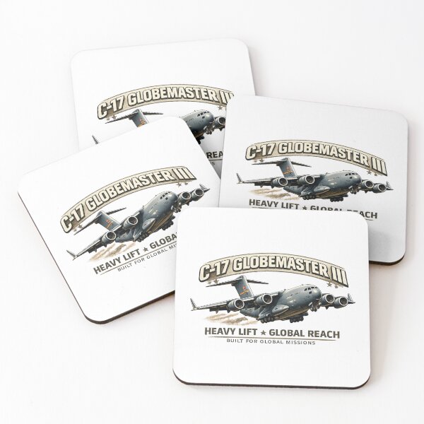 Item preview, C-17 Globemaster III Heavy Transport Aircraft Illustration designed and sold by Combat Skies.