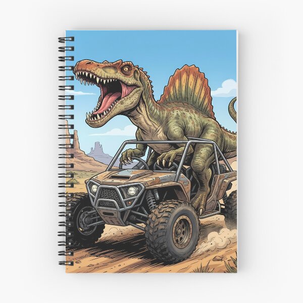 Item preview, Dinosaur Driving an Off-Road Vehicle designed and sold by Bobkataaa.