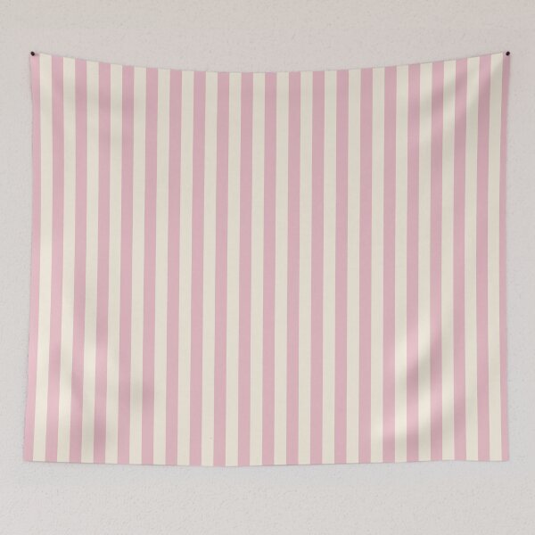 Item preview, Soft Pink and Cream Vertical Striped Pattern designed and sold by DColourMuse.