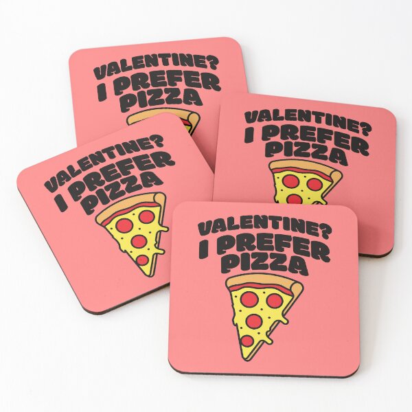 Item preview, Valentine I Prefer Pizza Funny Anti Valentine Food Humor designed and sold by Quipzzy.
