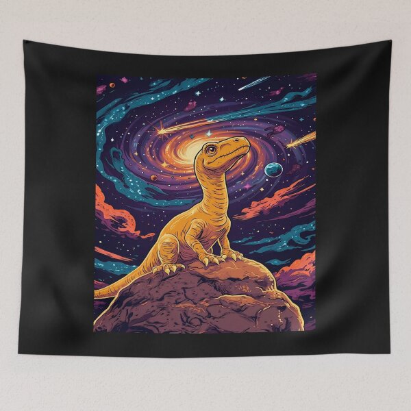 Item preview, Dinosaur in Space designed and sold by Bobkataaa.