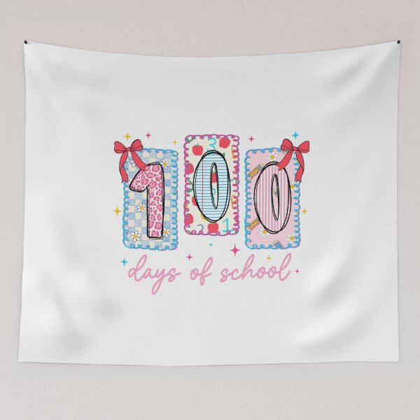 Item preview, Preppy 100 Days Of School, Funny Student, Teacher Life, Education designed and sold by vintagearttee.