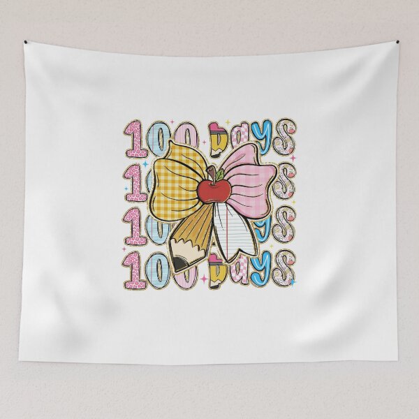 Item preview, Gliiter Couquette 100 Days Of School, Funny Student, Teacher Life, Education designed and sold by vintagearttee.