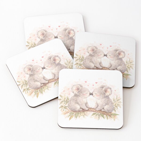 Item preview, Koala Love – Cute Australian Animal Valentines Couple designed and sold by inspired-works.