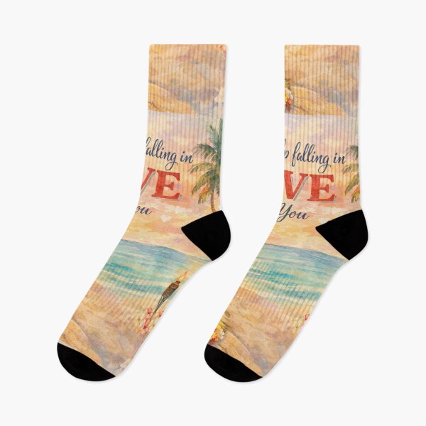 Item preview, Can’t Help Falling in Love – Tropical Sunset Romance designed and sold by inspired-works.