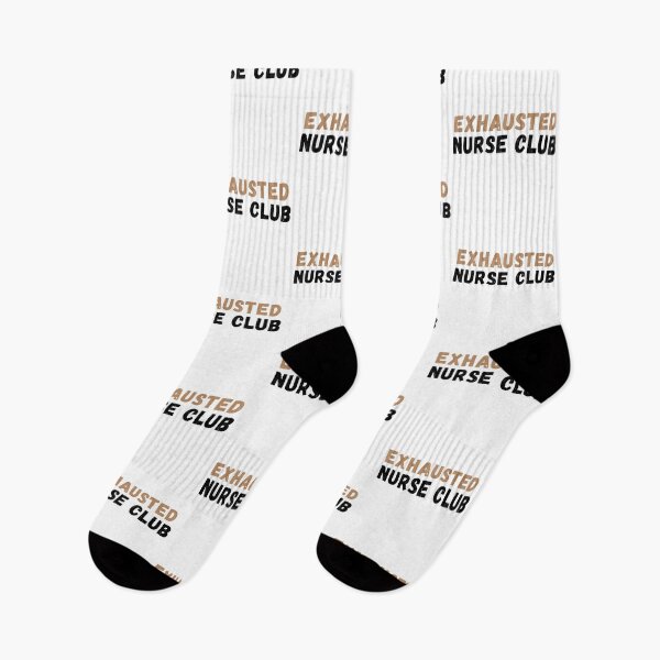 Item preview, Exhausted Nurse Club designed and sold by Common Mood.