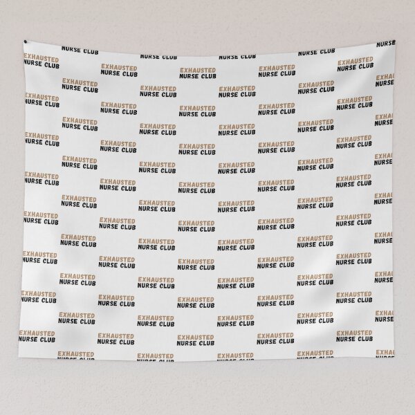 Item preview, Exhausted Nurse Club designed and sold by Common Mood.