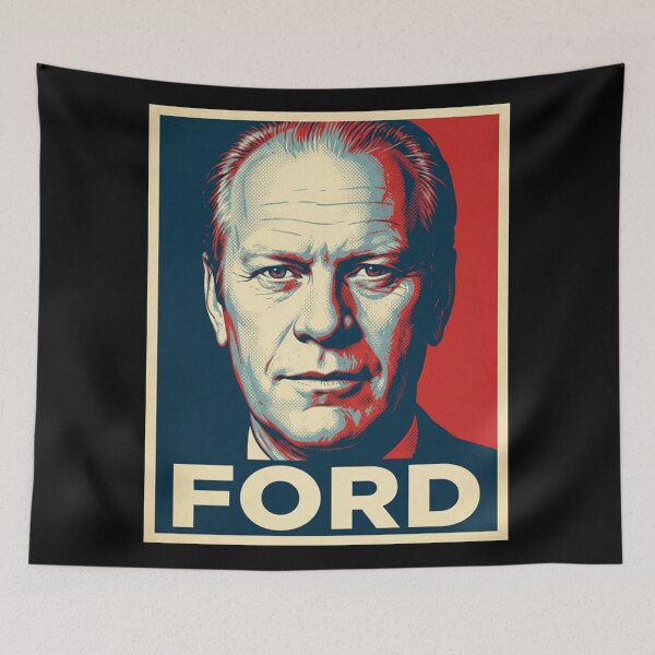 Item preview, Gerald Ford Hope Style Retro Poster Art designed and sold by DamianRoy88.