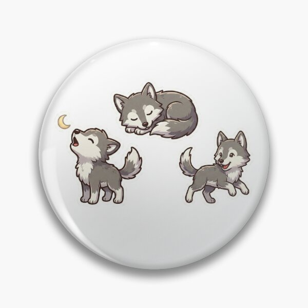 Item preview, Chibi Wolf designed and sold by SiksisArt.
