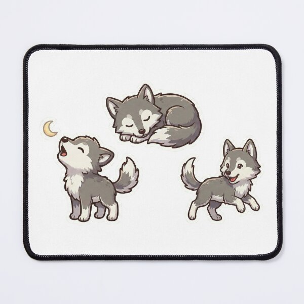 Item preview, Chibi Wolf designed and sold by SiksisArt.