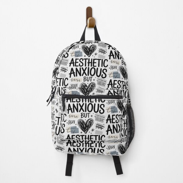 Item preview, Anxious But Aesthetic Mental Health Awareness Hand Drawn Art designed and sold by SplashTastic.