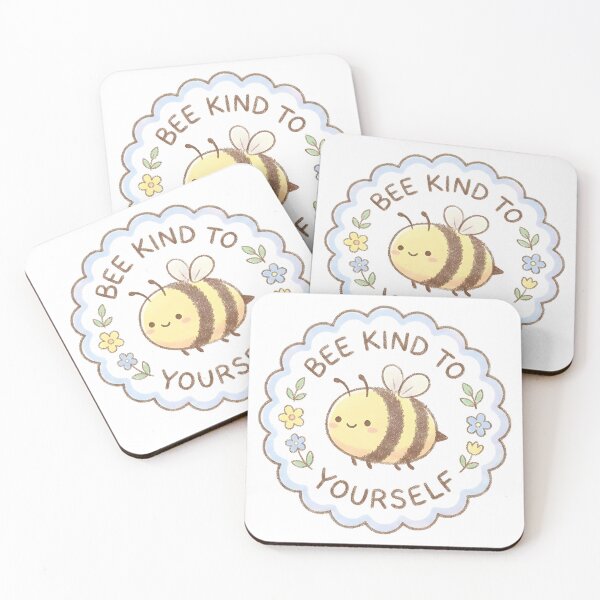 Item preview, Cute Bee Kind To Yourself Kawaii designed and sold by auxincaftan0o.