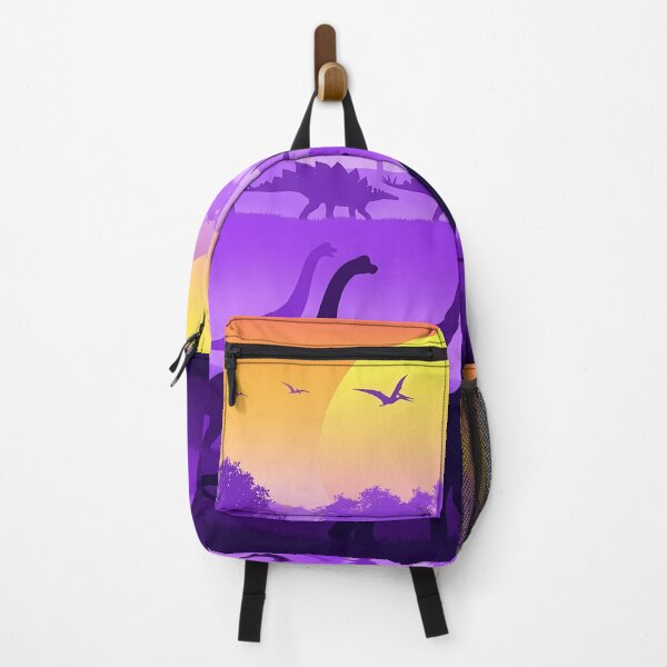 Item preview, Dinosaur Silhouette Landscape at Sunset designed and sold by Bryghte.