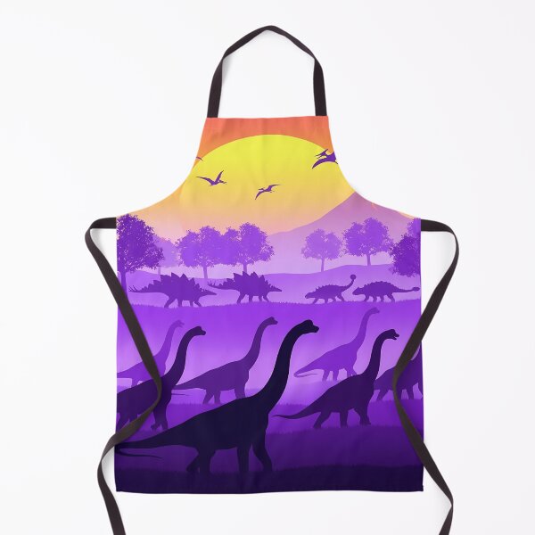 Item preview, Dinosaur Silhouette Landscape at Sunset designed and sold by Bryghte.
