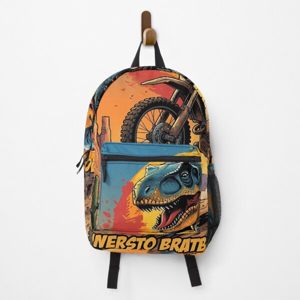 Item preview, Dinosaur on a Dirt Bike designed and sold by Bobkataaa.