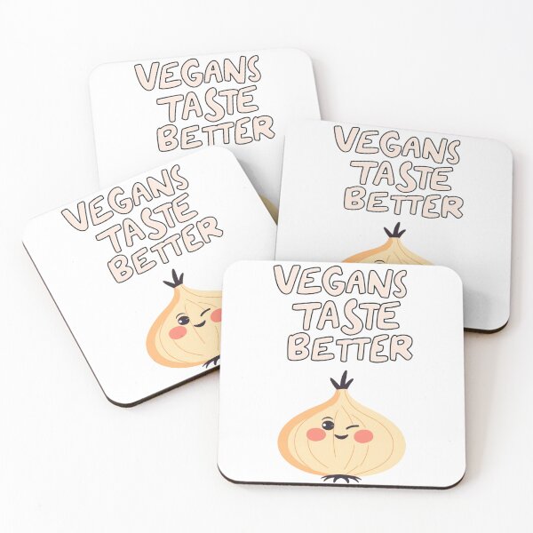 Item preview, VEGANS TASTE BETTER designed and sold by memorylapsecafe.