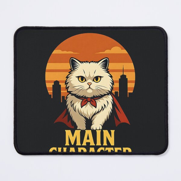 Item preview, Main Character Cat – Confident Hero Energy designed and sold by Taans-Creation.