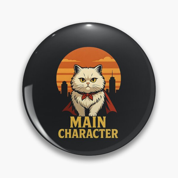 Item preview, Main Character Cat – Confident Hero Energy designed and sold by Taans-Creation.