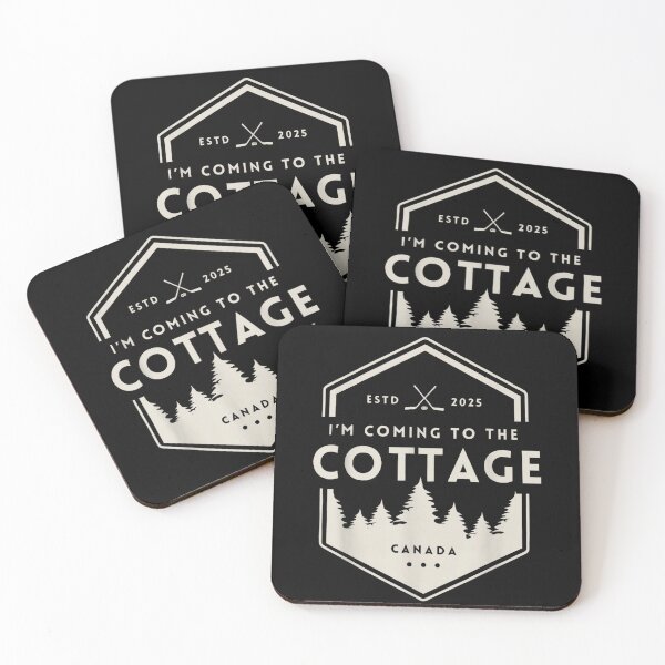 Item preview, Vintage I'm Coming to The Cottage Hockey Romance designed and sold by H3ll-Ash-Studio.
