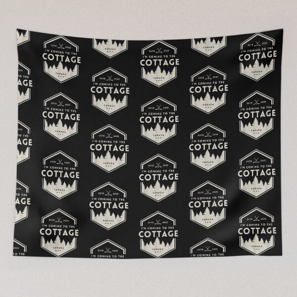 Item preview, Vintage I'm Coming to The Cottage Hockey Romance designed and sold by H3ll-Ash-Studio.